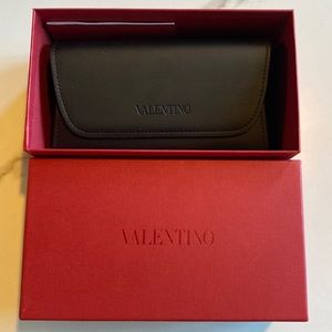 Empty Valentino sunglass case